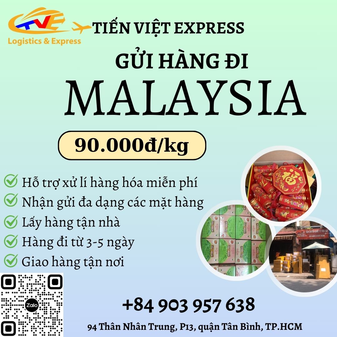 Gửi hàng đi Malaysia - Tiến Việt Express